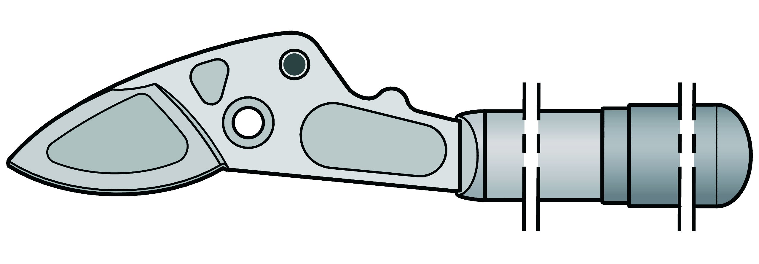 FELCO Spares Replacement Cutting Blade and Handle 231 Lopper - 231/1 Made in Switzerland