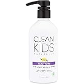 Gabriel Cosmetics Clean Kids Naturally Tahitian Vanilla Body Lotion, EWG Verified, 16oz