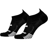 Brooks Ghost Lite No Show Socks, Running Socks with Arch Support, 2-Pack