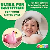 JOYIN 12 Pack Light-Up Bath Toys Mermaid Bath Set Kids Neon Floating Toys view 4