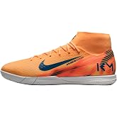 Nike Mercurial Superfly 10 Academy Kylian Mbappe IC High-Top Soccer Shoes (Melon Tint/Igloo/Neo Turquoise)