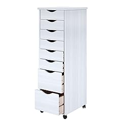 Adeptus Original Roll Cart, Solid Wood, 6+2 Drawer