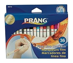 Prang Classic Art Markers, Fine Tip, Assorted