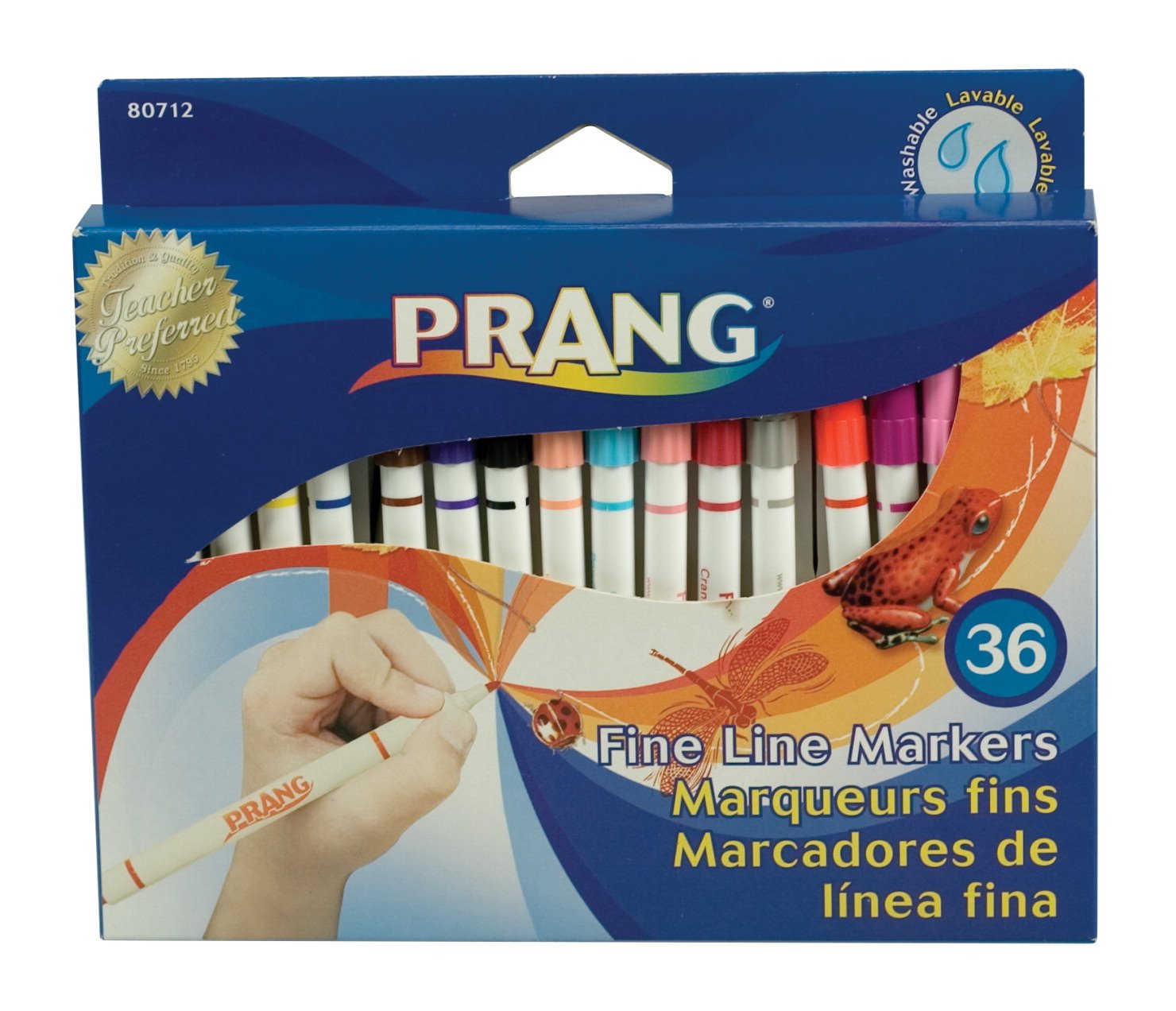 Prang Classic Art Markers, Fine Tip, Assorted