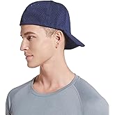 KCZAKA 5 Panels Stretch Full Closed Baseball Caps Mens High Crown Mesh Breathable Fitted Cap Wide Brim Trucker Hats Q2425