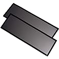 360mm 120mm x 2 PC Fan Dust Mesh Filter 4.72inch PVC Computer PC Case Dust Proof Filter Cover Magnetic Black 2-Pack