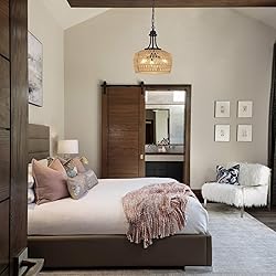 HMVPL Farmhouse Chandelier for Dining Room, 3-Light