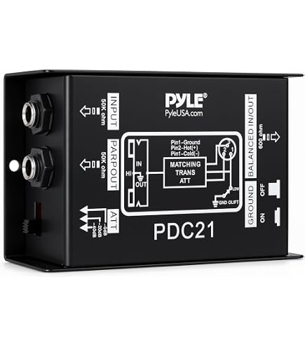 Behringer DI400P Caja DI Pasiva De Alto Rendimiento