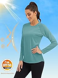 MAGCOMSEN Sun Protection T Shirts for Women Rash