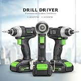 GALAX PRO 20V Cordless Impact Driver 0-2800RPM 6 Bits Battery Charger view 7