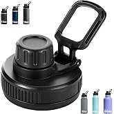 Spout Lid Replacement for Hydro Flask Wide Mouth 12, 16, 18, 32, 40, 64 OZ, Chug Lid for Thermoflask with Handle, Replacement Lid for Wide Mouth Water Bottle 2.28in