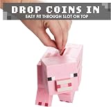 Paladone Minecraft Pig Money Bank Officially Licensed 19cm Kids Gift view 4