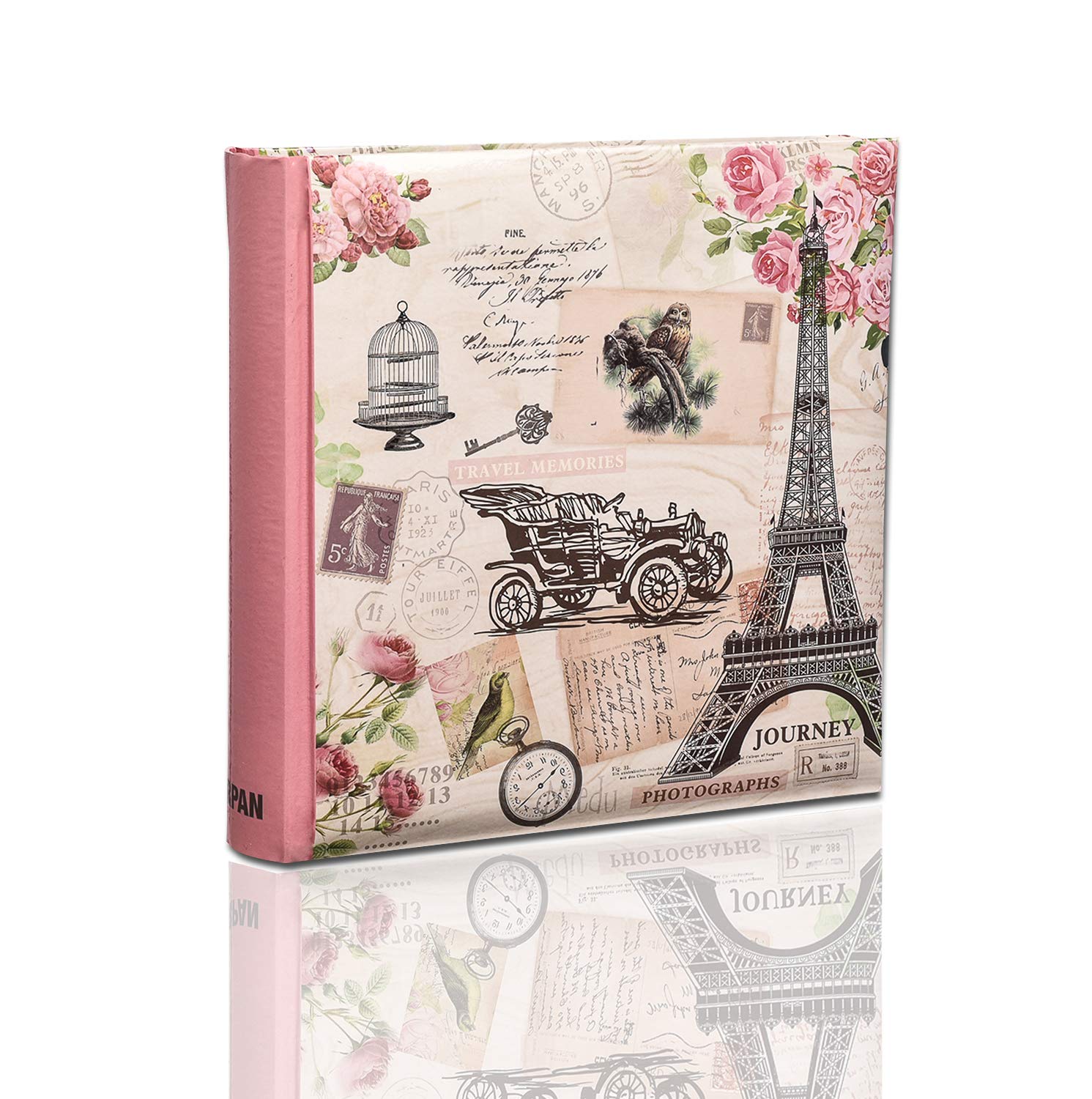 Arpan Happy Memories Memo Slip In Case Photo Album 200 4''x6'' Photos - Effiel Tower