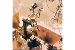 HBYJLZYG Handmade Metal Guitarist Windmill, Guitarist Music Figurines and Statues, Rockin Art Figurine, Wind-Powered Kinetic Sculpture, Wind Spinners for Yard Lawn Garden Patio Decor (Guitarist)