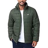 MIER Puffer Jacket for Men Lightweight Packable Winter Snow Jackets Water-resistant Warm Insulated Windproof Puffy Coats