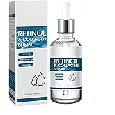 Retinol Serum for Face with Hyaluronic Acid & Collagen, Anti-Aging Face Serum for Women & Men | Reduces Wrinkles, Skin Smoothing, Pore Tightener & Hydration | 1.7 Fl Oz Retinol Collagen Serums (1PCS)