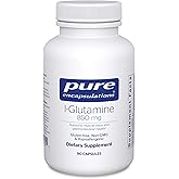 Pure Encapsulations L-Glutamine 850 mg | Supplement for Immune and Digestive Support, Gut Health and Lining Repair, Metabolism Boost, and Muscle Support* | 90 Capsules