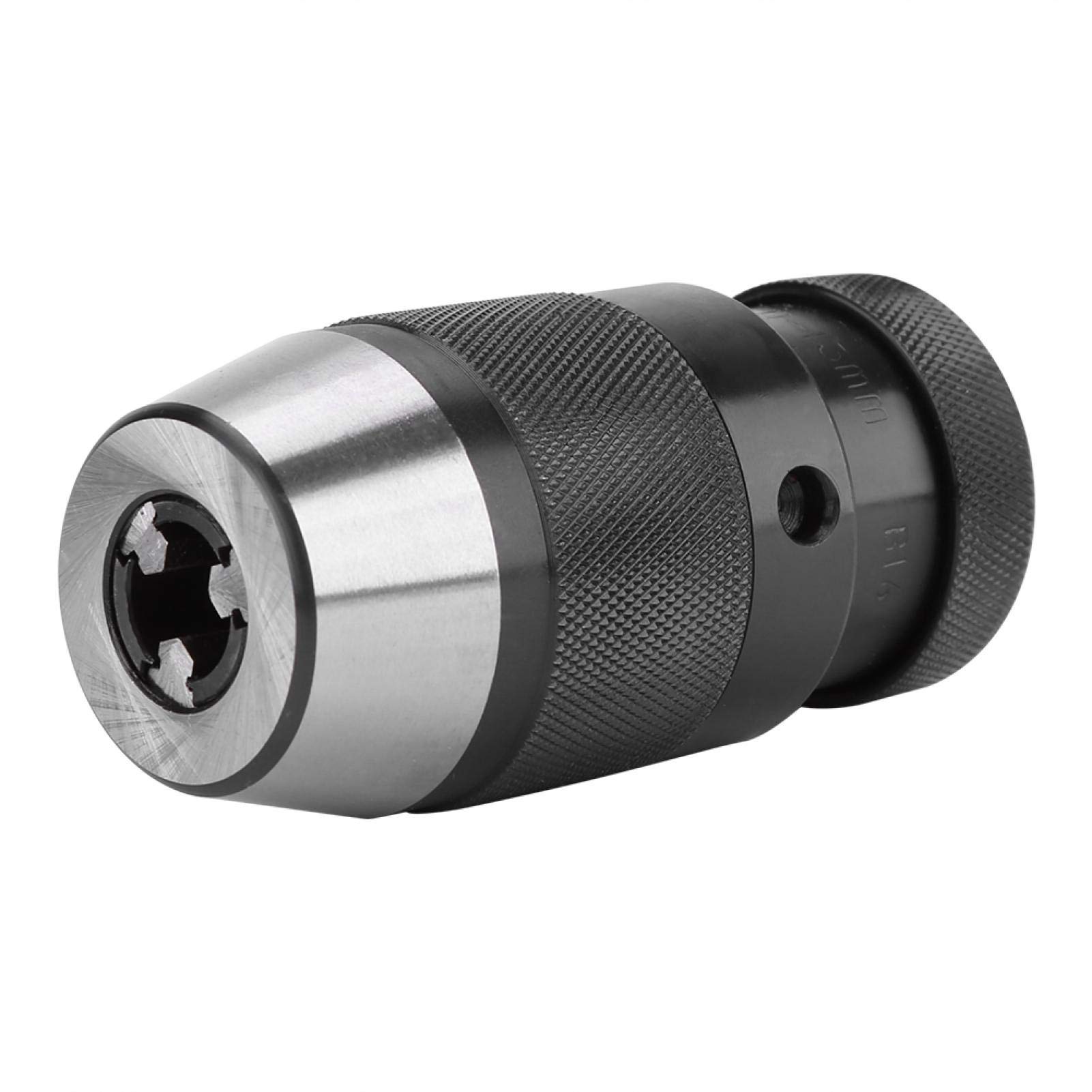 Fydun Keyless Drill Chuck 0-13mm 1/2" Steel Self-Tightening B16 for Machines, Lathes and Electric Hand Tools