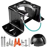 Ceiling Fan Mounting Bracket,AICWIOO Carbon Steel Sloped Cathedral Ceiling Canopy Bracket for Living Room,Outdoor Patio,or Po