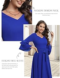 DRESSTELLS Royal Blue Cocktail Dress for Women