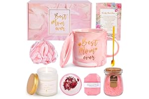 DHQH Gifts for Mom from Daughter Son Best Mom Ever Mug Gifts Birthday/Christmas/Mothers Day/Thanksgiving Gifts for Mom Gifts Basket for Mom