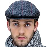 Mucros Weavers Irish Tweed Trinity Flat Cap, 100% Tweed, Made in Ireland