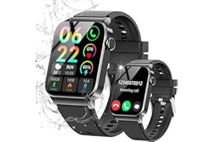 STECEi Smart Watch for Men Women Bluetooth Call, 1.85" HD Screen Smartwatch with Heart Rate/Sleep Monitor, 110+ Sport Modes Activity Trackers IP68 Waterproof, Fitness Watch for Android iOS, Black5.0 out of 5 stars 94
