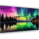 Northern Lights Diamond Painting Kits for Adults，5D Large Size Northern Lights Diamond Art for Adult Beginners, Full Drill Au