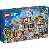 LEGO City Main Square 60271 Set, Cool Building Toy for Kids, New 2021 (1,517 Pieces)