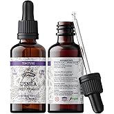 Usnea Tincture Alcohol Free, Organic Usnea Extract (Usnea barbata) Dried Thallus Herbal Supplement, Non-GMO in Cold-Pressed Organic Vegetable Glycerin, 700 mg, 2 oz (60 ml)