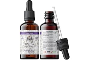 FLORIDA HERBS Usnea Tincture Alcohol Free, Organic Usnea Extract (Usnea barbata) Dried Thallus Herbal Supplement, Non-GMO in Cold-Pressed Organic Vegetable Glycerin, 700 mg, 2 oz (60 ml)
