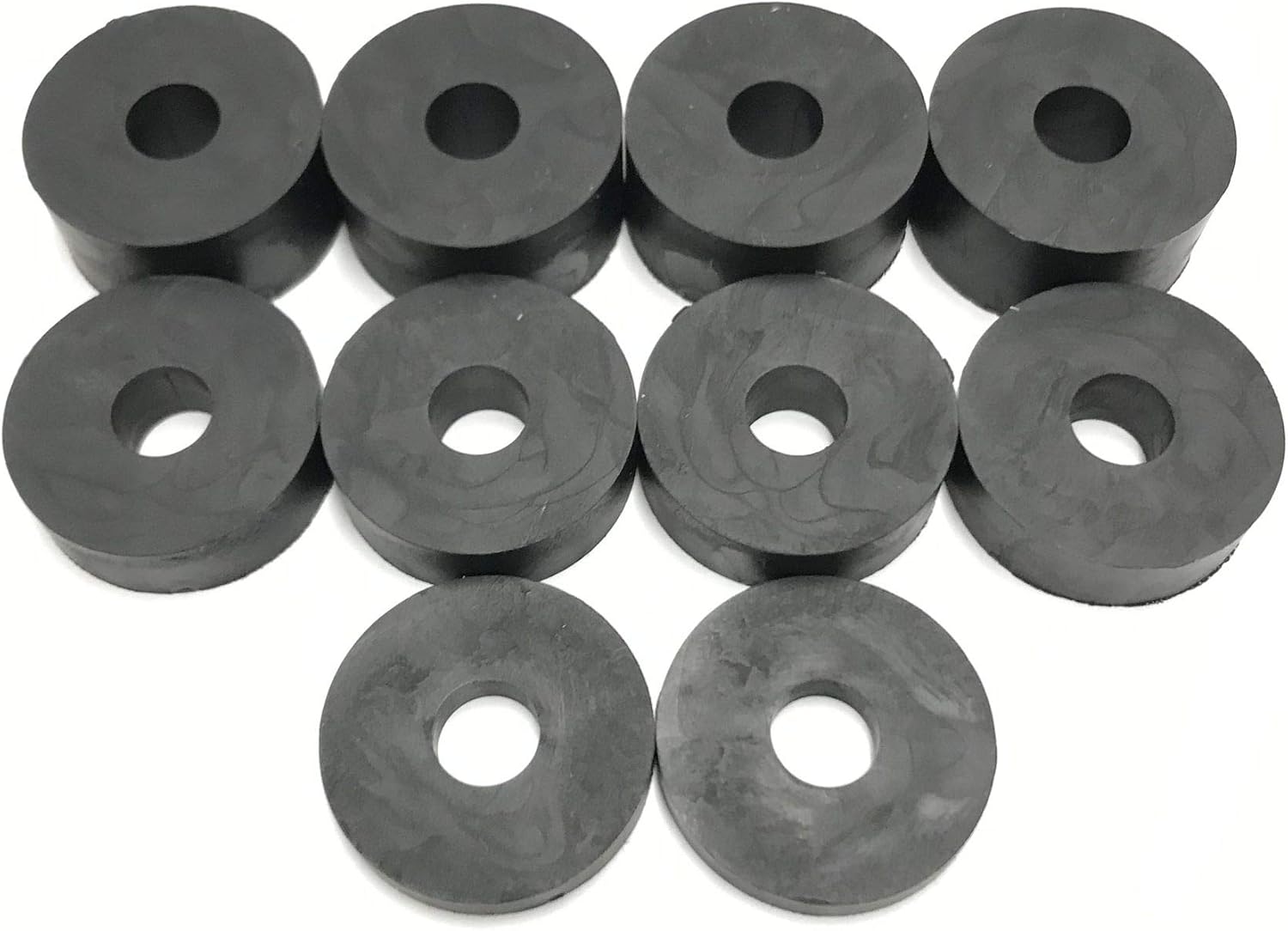 Entretoises De Vélo En Aluminium Noir - Lot De 10 (2/3/5/10 Mm) - Pour Fourches 28,6 Mm - VTT, Route, BMX