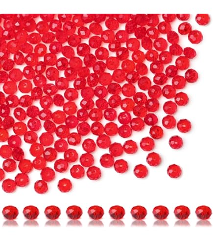 115 Perles De Verre Bicone En Cristal Facettées De 4 Mm (LZ-04) - France