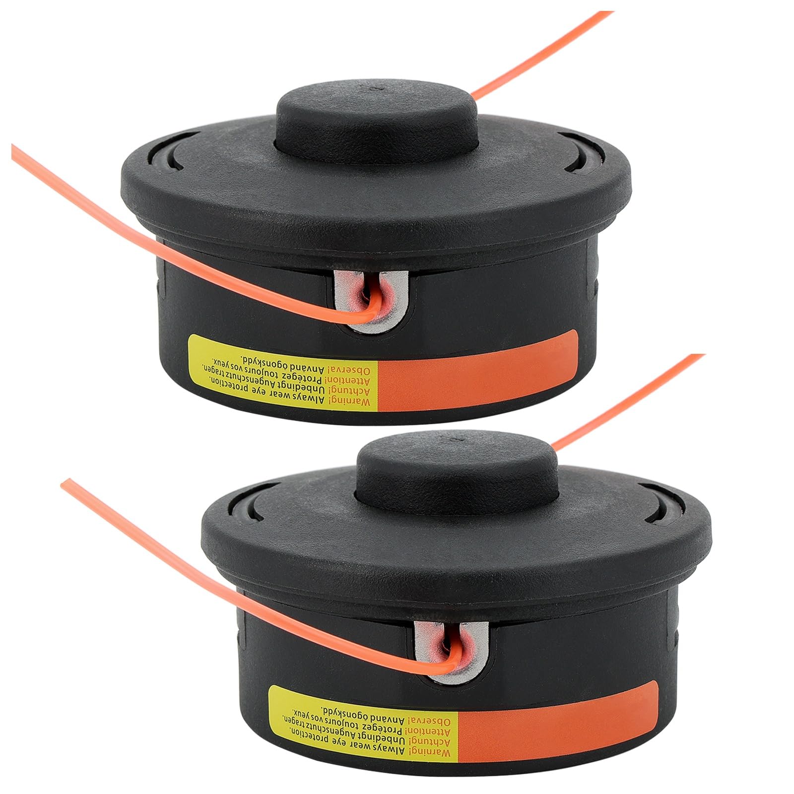 Biuhpa 2Pcs Stihl Strimmer Head Autocut 25-2 Fits Stihl FS55 FS56 FS70 FS80 FS90 FS100 FS110 FS130 FS240 FS250 FR106 10 * 1.0LH 4002 710 2108 Trimmer Head with Strimmer Line 2.4mm*6m