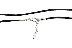 Embolden Jewelry Silk Satin Cord Rope Necklace Chain with Hypoallergenic Clasp - 14" 16" 18" 20" 22" 24" 26" 28"