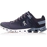 ON Mens Cloudflow Mesh Black Asphalt Trainers 8 US