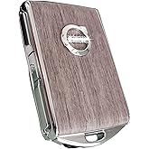 GTWBWRGY Car Key Fob Cover Shell for Volvo S60 S90 XC40 XC60 XC90 V60 V90 Gifts for Man Women (Imitation Wood Grain)