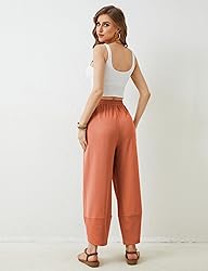 Xiaoxuemeng Womens Baggy Wide Leg Pants Casual