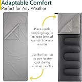 Trail Trail Outdoor Leisure Envelope Sleeping Bag Liner 220x80cm view 2