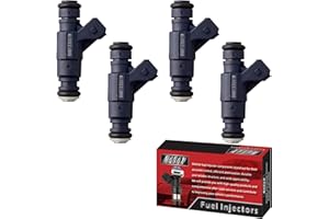 MACAX Set of 4 Fuel Injectors 06B133551M FJ671 Replacement Compatible with Audi A4 2002-2006 A4 Quattro Volkswagen Passat 200