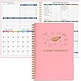 Budget Planner - Monthly Finance Organizer with Expense Tracker Notebook to Manage Your Money Effectively, Undated Finance Planner/Account Book, Start Anytimem,A5(8.6x5.9 inchs),100gsm Paper - Pink
