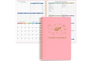 Budget Planner - Monthly Finance Organizer with Expense Tracker Notebook to Manage Your Money Effectively, Undated Finance Pl