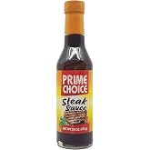 Prime Choice steak sauce in 9.6-ounce glass bottle