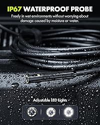 Anykit Dual Lens Borescope,1080P Industrial