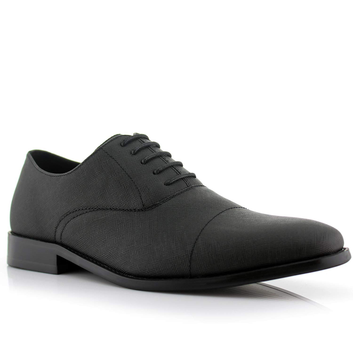 Ferro Aldo Men's Classic Vegan Leather Lace-Up Oxford Formal Dress