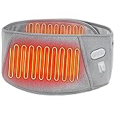 FEETMOR Heated Waist Belt, Heating Pad for Low Back and Belly, Women’s Cordless Heating Belt for Period Cramps - Rechargeable & Slim Design