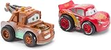 Disney Store Official Cars Pullback Toy Set Lightning McQueen & Mater view 2