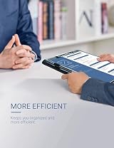 Mymazn A4 Faux Leather Clipboard Folder Conference Folder Black view 8