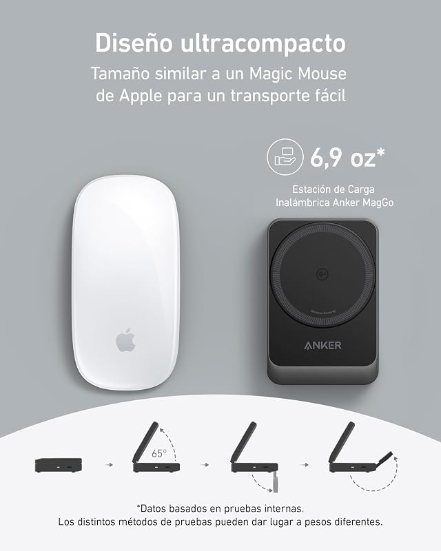 MagGo Wireless Charger iPhone 3 em 1 com MagSafe 15W, Magsafe Charger Qi2 Certified Charging Stand, iPhone 16/15/14/13 Series, AirPods, Apple Watch 9 (Plug Incluído)