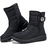 Ablanczoom Womens Winter Snow Boots With Warm Fur Lining Comfortable Booties Non Slip Waterproof Outdoor Shoes